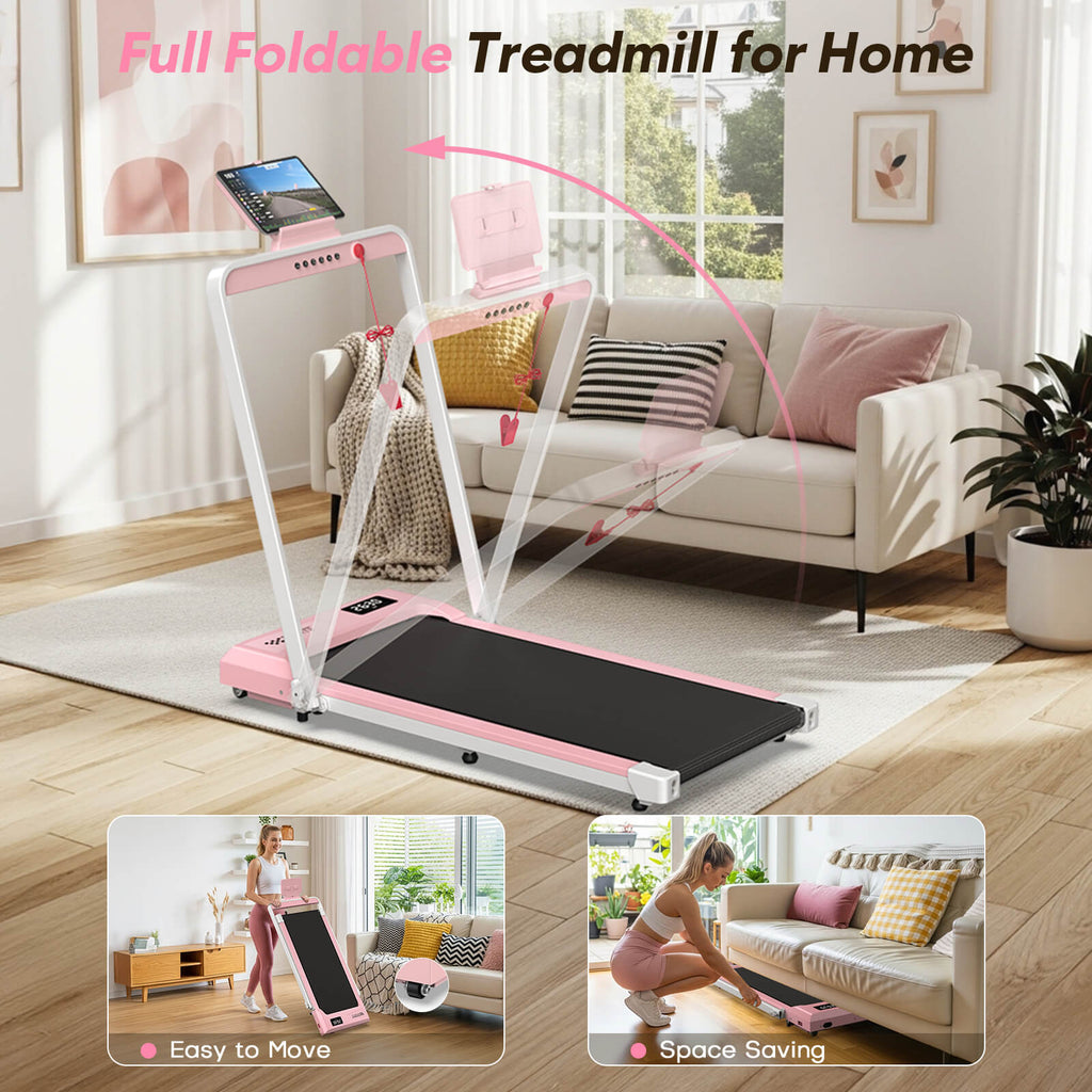 EliteStep Run 3-in-1 Folding Treadmill - Walk, Jog & Run at Home