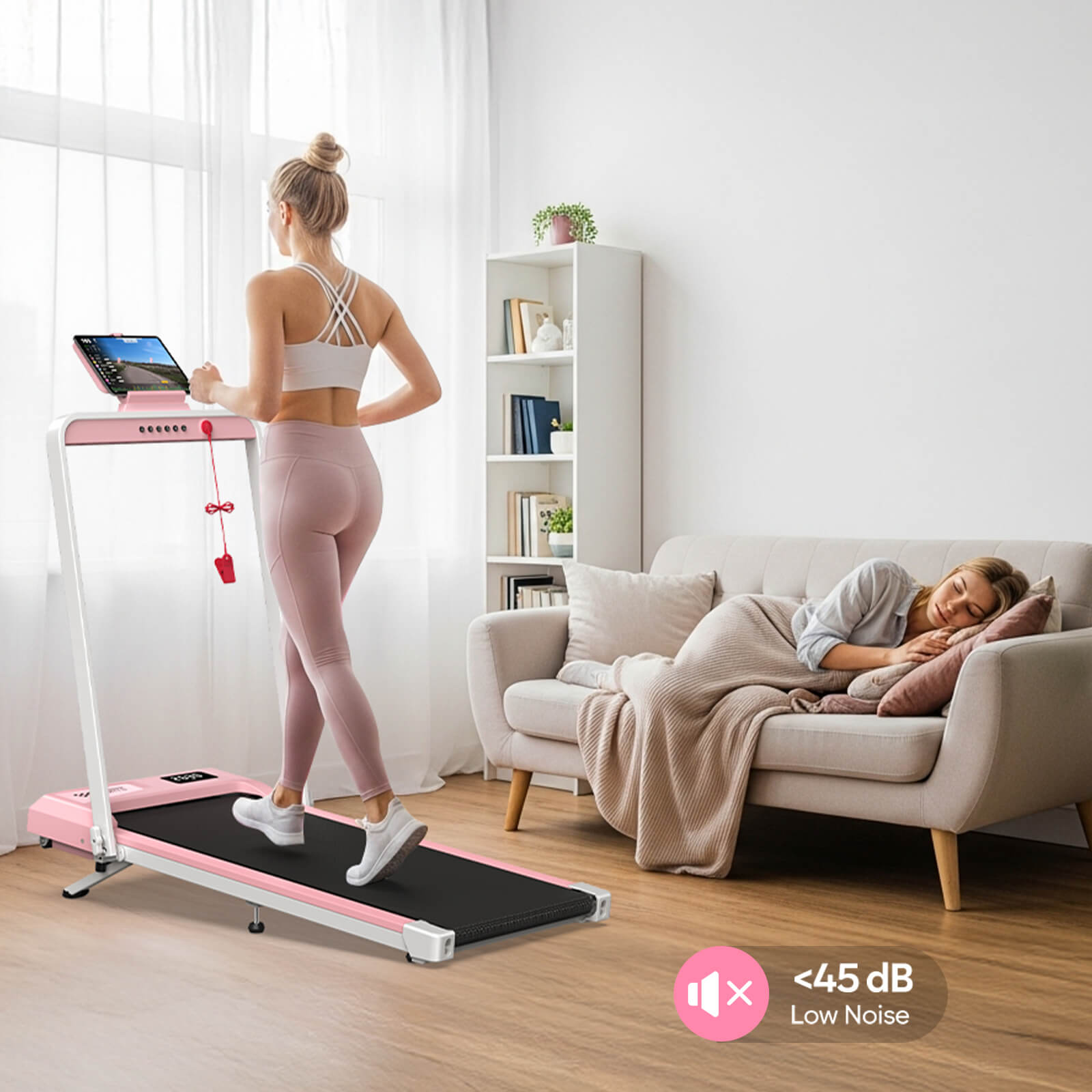 EliteStep Run 3-in-1 Folding Treadmill - Walk, Jog & Run at Home